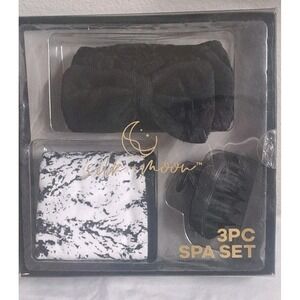 Silk + Moon 3PC Spa Set Headband Hair Turban Scalp Massager New Sealed Gift